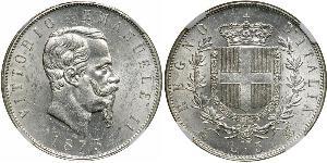 5 Lira 意大利王國 (1861-1946) 銀 维托里奥·埃马努埃莱二世