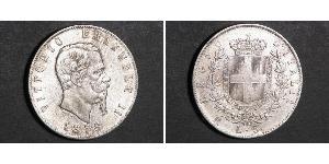 5 Lira 意大利王國 (1861-1946) 銀 维托里奥·埃马努埃莱二世
