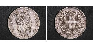5 Lira 意大利王國 (1861-1946) 銀 维托里奥·埃马努埃莱二世
