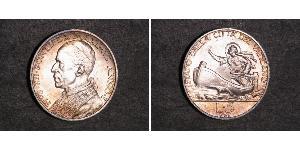 5 Lira 梵蒂冈 銀 Pope Pius XII  (1876 - 1958)