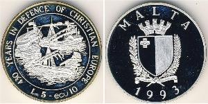 5 Lira 马耳他 (1964 - ) 銀 