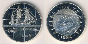 5 Lira 马耳他 (1964 - ) 銀 