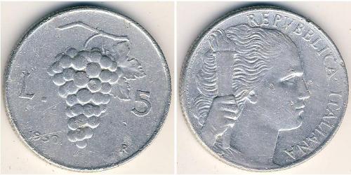 5 Lira 意大利 铝 
