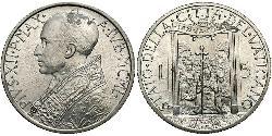 5 Lira 梵蒂冈 铝 Pope Pius XII  (1876 - 1958)