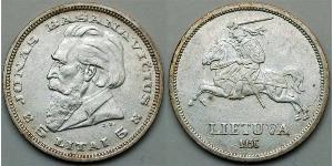 5 Litas Lituanie (1991 - ) Argent 