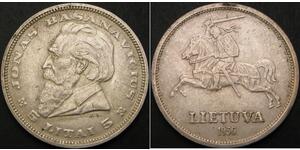 5 Litas Lituanie (1991 - ) Argent 