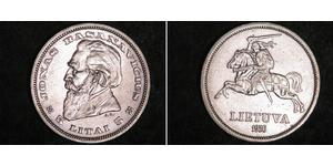 5 Litas Lituanie (1991 - ) Argent 
