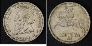 5 Litas Lituanie (1991 - ) Argent 