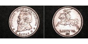 5 Litas Lituanie (1991 - ) Argent 