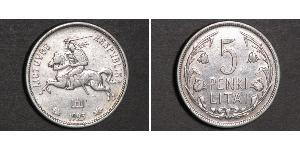 5 Litas Lituania (1991 - ) Argento 