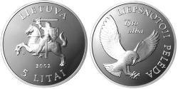 5 Litas Litauen (1991 - ) Silber 