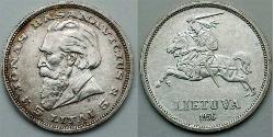 5 Litas Litauen (1991 - ) Silber 