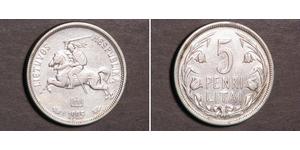 5 Litas Litauen (1991 - ) Silber 