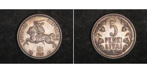 5 Litas Lithuania (1991 - ) Silver 