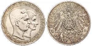 5 Mark Duché de Brunswick (1815 - 1918) Argent Ernest-Auguste III de Hanovre (1887 - 1953)