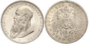 5 Mark Duché de Saxe-Meiningen (1680 - 1918) Argent Georges II de Saxe-Meiningen-Hildburghausen