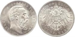 5 Mark Grand-duché de Hesse (1806 - 1918) Argent Louis IV (grand-duc de Hesse)