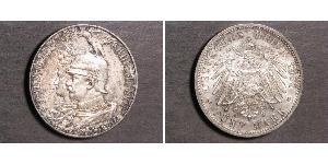 5 Mark Royaume de Prusse (1701-1918) Argent Wilhelm II, German Emperor (1859-1941)