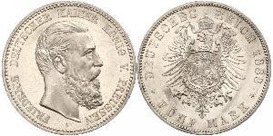 5 Mark Royaume de Prusse (1701-1918) Argent Frédéric III (Empire allemand) (1831-1888)
