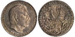 5 Mark République de Weimar (1918-1933) Argent Paul von Hindenburg