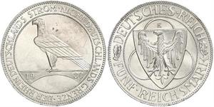 5 Mark République de Weimar (1918-1933) Argent 