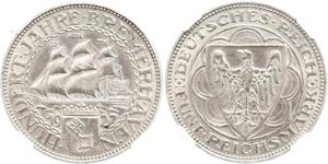 5 Mark République de Weimar (1918-1933) Argent 