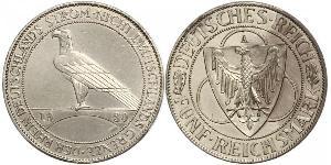 5 Mark République de Weimar (1918-1933) Argent 
