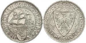 5 Mark République de Weimar (1918-1933) Argent 