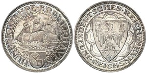 5 Mark République de Weimar (1918-1933) Argent 