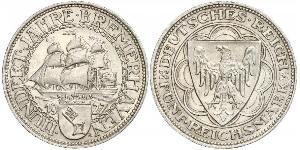 5 Mark République de Weimar (1918-1933) Argent 