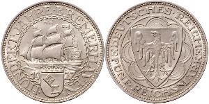 5 Mark République de Weimar (1918-1933) Argent 