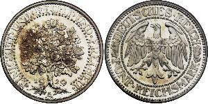 5 Mark République de Weimar (1918-1933) / Allemagne Argent 