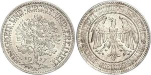 5 Mark République de Weimar (1918-1933) / Allemagne Argent 