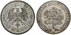 5 Mark République de Weimar (1918-1933) / Allemagne Argent 