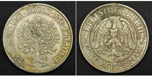 5 Mark République de Weimar (1918-1933) / Allemagne Argent 