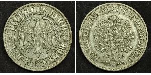 5 Mark République de Weimar (1918-1933) / Allemagne Argent 