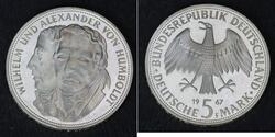 5 Mark Germania Ovest (1949-1990) Argento 