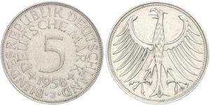 5 Mark Germania Ovest (1949-1990) Argento 