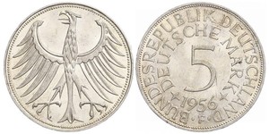 5 Mark Germania Ovest (1949-1990) Argento 
