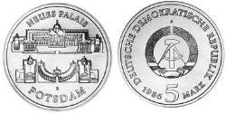 5 Mark République démocratique allemande (1949-1990) Cuivre/Nickel 