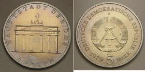 5 Mark République démocratique allemande (1949-1990) Cuivre/Zinc/Nickel 