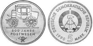 5 Mark République démocratique allemande (1949-1990) Cuivre/Zinc/Nickel 