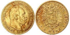 5 Mark Königreich Preußen (1701-1918) Gold Wilhelm I, German Emperor (1797-1888)