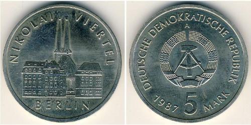 5 Mark Deutsche Demokratische Republik (1949-1990) Kupfer/Nickel 