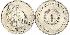5 Mark Deutsche Demokratische Republik (1949-1990) Kupfer/Zink/Nickel 
