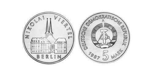5 Mark Deutsche Demokratische Republik (1949-1990) Kupfer/Zink/Nickel 