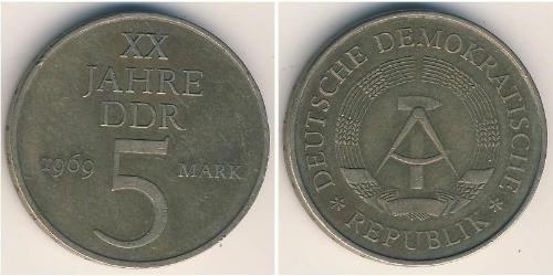 5 Mark República Democrática Alemana (1949-1990) Níquel/Bronce 