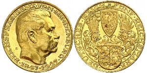 5 Mark República de Weimar (1918-1933) Oro Paul von Hindenburg