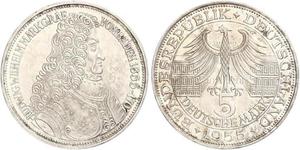 5 Mark Alemania Plata 