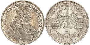 5 Mark Alemania Plata 